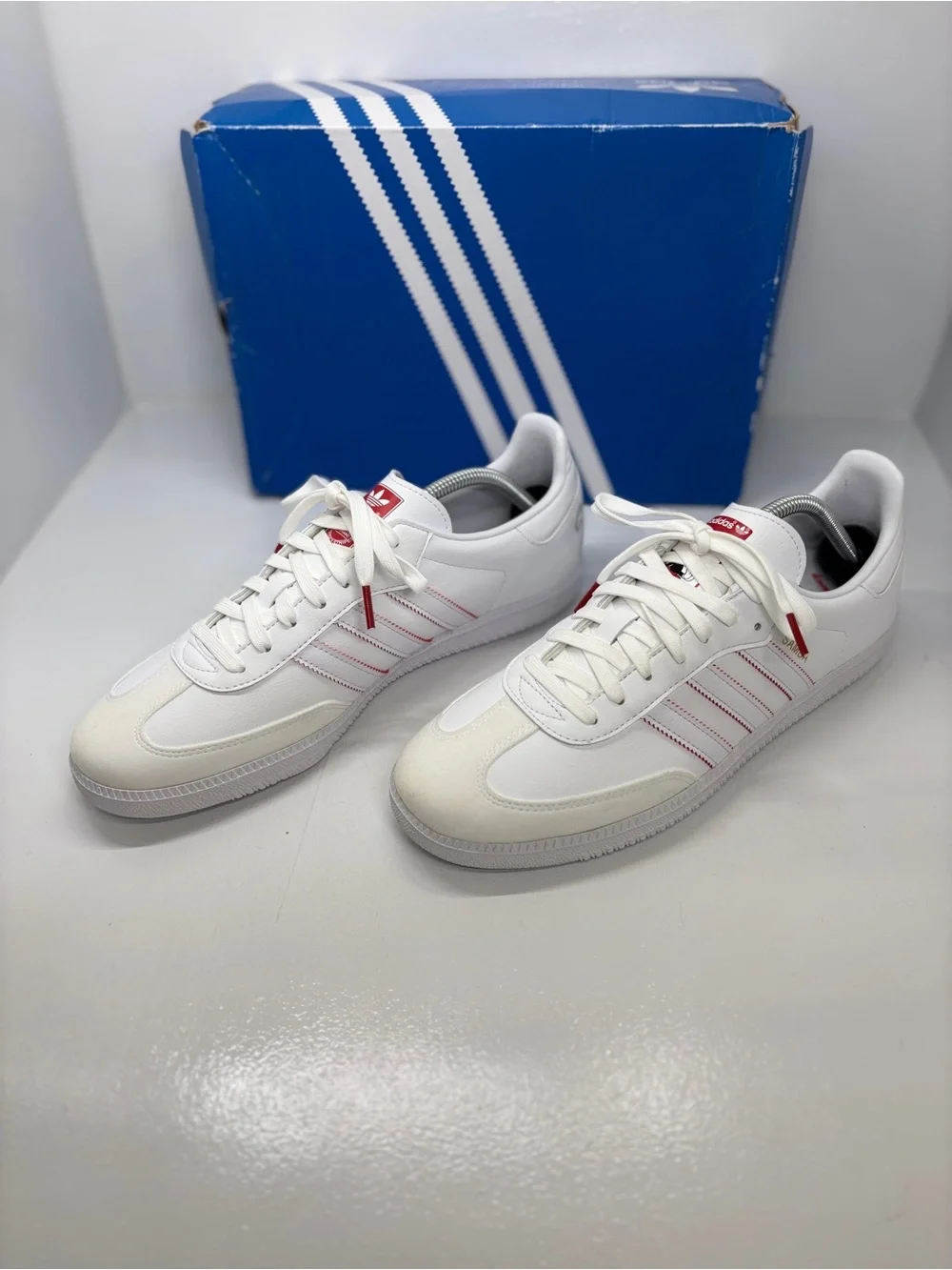 adidas Samba Vegan x Disney Minnie Mouse GY1890 Men’s 11 White Sneakers Box